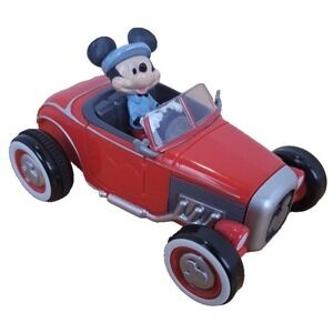 Disney Mickey Mouse '30s Ford Roadster pull-back friction toy car.